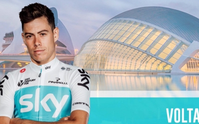 David de la Cruz ahir a la presentació de la Volta a València